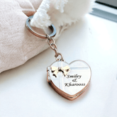 Heart shaped keychain